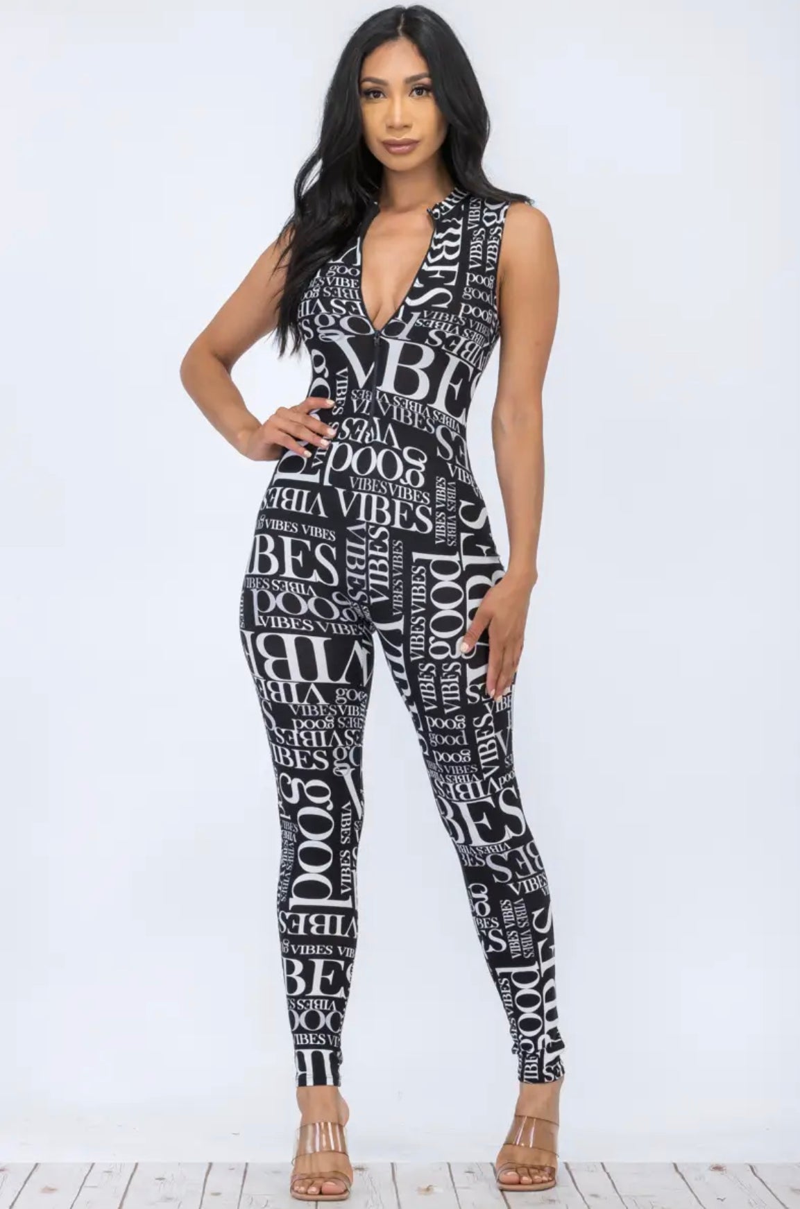 GOOD VIBES JUMPSUIT